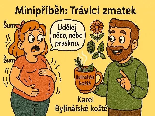 Bylinářské koště – Trávicí zmatek